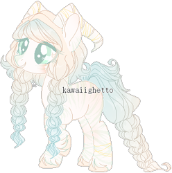 Size: 405x409 | Tagged: safe, artist:kawaiighetto, pony, braid, braided tail, simple background, solo, tail, transparent background
