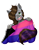 Size: 1700x2200 | Tagged: safe, artist:shaygoyle, oc, oc only, oc:cj vampire, earth pony, pony, bisexual pride flag, demibisexual, demisexual pride flag, holding, lgbt, looking at you, looking up, looking up at you, pride, pride flag, simple background, smiling, smiling at you, solo, transparent background