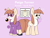 Size: 2600x1975 | Tagged: safe, artist:moonatik, oc, oc only, oc:paige turner (bizarre song), earth pony, pony, book, braces, candle, clothes, coat markings, cutie mark, earth pony oc, female, glasses, grin, hooves, mare, nerd, nerd pony, pink background, reference sheet, round glasses, shoes, simple background, skirt, smiling, solo, standing, sweater