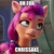 Size: 500x500 | Tagged: safe, edit, edited screencap, screencap, sunny starscout, earth pony, pony, g5, my little pony: a new generation, spoiler:my little pony: a new generation, annoyed, bust, cropped, female, mare, reaction image, solo