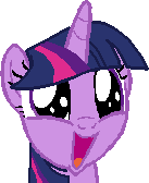 Size: 137x168 | Tagged: safe, artist:scootaloormayfly, twilight sparkle, alicorn, pony, g4, big eyes, female, looking at you, pixel art, simple background, smiling, smiling at you, solo, transparent background