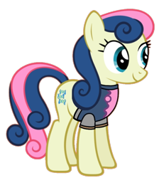 Size: 720x780 | Tagged: safe, artist:darlycatmake, edit, vector edit, bon bon, sweetie drops, earth pony, pony, g4, armor, clothes, happy, knight, looking at something, redesign, redraw, simple background, smiling, transparent background, vector