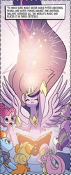 Size: 374x915 | Tagged: safe, applejack, fluttershy, pinkie pie, rainbow dash, rarity, spike, twilight sparkle, alicorn, earth pony, pegasus, pony, unicorn, g4, g5, idw, spoiler:comic, spoiler:g5comic, spoiler:g5comic02, adventure in the comments, discussion in the comments, duckery in the comments, earth pony crystal, female, implied appledash, implied lesbian, implied shipping, magic, mane seven, mane six, older, older applejack, older fluttershy, older pinkie pie, older rainbow dash, older rarity, older spike, older twilight, pegasus crystal, spell, unicorn crystal