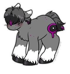 Size: 1510x1594 | Tagged: safe, artist:sexygoatgod, oc, oc only, pony, blushing, chubby, hair over eyes, male, shy, simple background, solo, transparent background, unshorn fetlocks