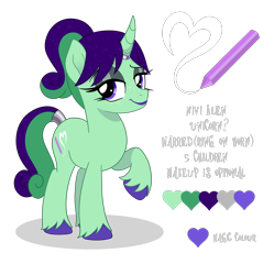 Size: 3035x3044 | Tagged: safe, artist:nivimonster, oc, oc only, oc:nivi alien, pony, unicorn, curved horn, eyelashes, eyeshadow, female, full body, high res, hooves, horn, horn ring, lidded eyes, makeup, mare, ponytail, raised hoof, reference, ring, shadow, simple background, smiling, solo, standing, tail, tail wrap, transparent background, two toned mane, two toned tail, unicorn oc, unshorn fetlocks