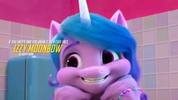 Size: 720x405 | Tagged: safe, edit, edited screencap, screencap, izzy moonbow, pony, unicorn, g5, my little pony: make your mark, my little pony: make your mark chapter 1, spoiler:my little pony: make your mark, play of the game