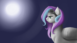 Size: 1920x1080 | Tagged: safe, artist:autumnsmonologue8, oc, oc only, pegasus, pony, female, mare, moon, solo