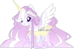 Size: 583x391 | Tagged: safe, artist:kawaiighetto, oc, oc only, alicorn, pony, alicorn oc, clothes, eyelashes, female, horn, mare, simple background, smiling, solo, transparent background, wings