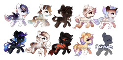 Size: 1136x558 | Tagged: safe, artist:dammmnation, oc, oc only, earth pony, pegasus, pony, unicorn, base used, earth pony oc, horn, pegasus oc, simple background, transparent background, unicorn oc, wings