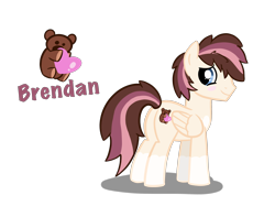Size: 2732x2048 | Tagged: safe, artist:xcosmicghostx, oc, oc only, oc:brendan, pegasus, pony, butt, coat markings, high res, male, pegasus oc, plot, plushie, simple background, socks (coat markings), solo, stallion, story included, teddy bear, transparent background, wings