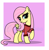 Size: 5000x5080 | Tagged: safe, artist:milkyboo898, fluttershy, pegasus, pony, g4, absurd resolution, clothes, eyelashes, female, full body, lidded eyes, makeup, mare, partial nudity, pink hair, raised hoof, sexy, shadow, smiling, solo, standing, watermark