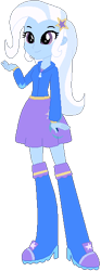 Size: 204x549 | Tagged: safe, artist:daniel10203040, trixie, human, equestria girls, g4, boots, clothes, cute, diatrixes, high heel boots, hoodie, shirt, shoes, simple background, skirt, solo, transparent background