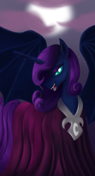 Size: 2045x3780 | Tagged: safe, artist:iron curtain, nightmare moon, alicorn, pony, g4, high res, solo