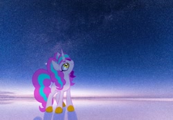 Size: 790x550 | Tagged: safe, artist:stacy_165cut, oc, oc only, pony, unicorn, female, horn, looking up, mare, solo