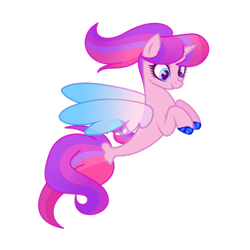 Size: 1920x1920 | Tagged: safe, artist:savannah-london, oc, oc only, oc:starflight sparkle, alicorn, seapony (g4), blue eyes, clothes, dorsal fin, female, fin wings, fins, fish tail, flowing mane, flowing tail, horn, seaponified, see-through, simple background, smiling, solo, species swap, tail, transparent background, vector, wings