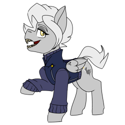 Size: 1600x1600 | Tagged: safe, artist:coatieyay, oc, oc:silver concord, pegasus, pony, simple background, transparent background