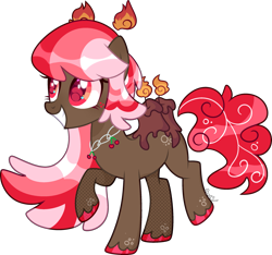 Size: 2589x2428 | Tagged: safe, artist:kurosawakuro, oc, oc only, original species, pony, scented pony, base used, closed species, female, high res, mare, simple background, solo, transparent background