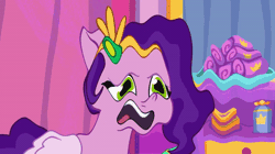 Size: 720x404 | Tagged: safe, screencap, pipp petals, pegasus, pony, g5, making a foal of me, my little pony: tell your tale, spoiler:g5, spoiler:my little pony: tell your tale, spoiler:tyts01e15, animated, female, flashback, loop, mare, perfect loop, solo, transition