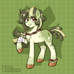 Size: 2000x2000 | Tagged: safe, artist:seasemissary, oc, oc:spring onion, earth pony, pony, female, high res, mare, solo