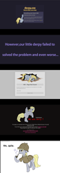 Size: 1920x5506 | Tagged: safe, artist:cozy cloud, derpy hooves, g4, 404, 500, comic, derpy.me, derpymail, female, fimfiction, yayponies