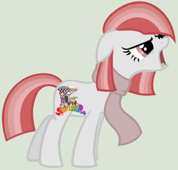Size: 914x875 | Tagged: safe, artist:littlesnowyowl, artist:rainbow-pony-artist, oc, oc only, oc:wildstyle, earth pony, pony, base used, clothes, female, floppy ears, mare, scarf, story included, unamused