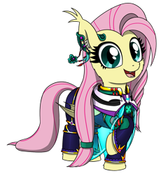 Size: 1836x1994 | Tagged: safe, artist:questionmarkdragon, fluttershy, oc, oc:flutterfelix, bat pony, pony, g4, bat ponified, clothes, eyelashes, female, flutterbat, mare, race swap, raised hoof, simple background, solo, story included, transparent background