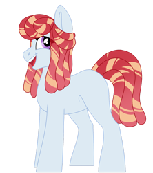 Size: 1600x1800 | Tagged: safe, artist:moonert, oc, oc only, earth pony, pony, dreadlocks, earth pony oc, simple background, smiling, solo, transparent background