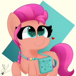 Size: 2000x2000 | Tagged: safe, artist:daftramms, sunny starscout, earth pony, pony, g5, cute, high res, simple background, solo