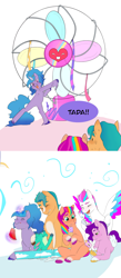 Size: 1903x4383 | Tagged: safe, artist:aztrial, part of a set, hitch trailblazer, izzy moonbow, pipp petals, sparky sparkeroni, sunny starscout, zipp storm, dragon, earth pony, pegasus, pony, unicorn, g5, alternate hairstyle, baby, baby dragon, bipedal, blushing, colored wings, cute, eyebrows, eyebrows visible through hair, eyes closed, fan, female, food, frown, grin, group, herbivore, high res, ice cream, izzybetes, lying down, male, mane five (g5), mare, markings, multicolored wings, open mouth, open smile, papa hitch, ponytail, popsicle, prone, quintet, siblings, simple background, sisters, sitting, smiling, spread wings, stallion, swimming pool, ta-da!, uni-cycling, unshorn fetlocks, watermelon, white background, wings