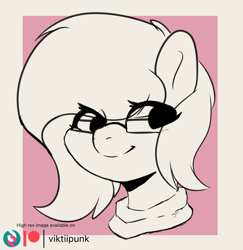 Size: 3400x3500 | Tagged: safe, artist:viktiipunk, oc, pegasus, pony, clothes, female, glasses, high res, mare, solo, sweater