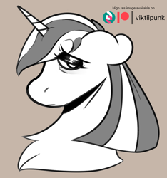 Size: 1122x1200 | Tagged: safe, artist:viktiipunk, oc, oc:gloomy day, pony, unicorn, bags under eyes, eyeshadow, female, frown, makeup, mare, sad, solo