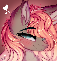 Size: 2500x2640 | Tagged: safe, artist:2pandita, oc, pony, bust, female, high res, mare, portrait, solo