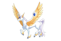 Size: 6626x4492 | Tagged: safe, artist:alus, oc, oc only, pegasus, pony, crystal beast, crystal beast sapphire pegasus, horn, sapphire pegasus, simple background, solo, transparent background, yu-gi-oh!