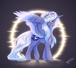 Size: 1800x1600 | Tagged: safe, artist:nexel-arts, alicorn, pony, female, flower, flower in hair, mare, solo