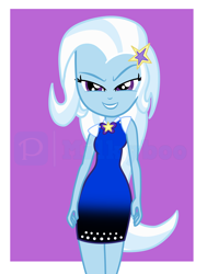 Size: 3872x5128 | Tagged: safe, artist:milkyboo898, trixie, human, equestria girls, g4, my little pony equestria girls: better together, clothes, cute, dress, female, solo