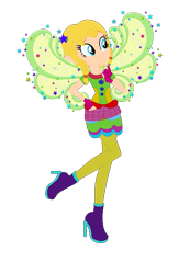 Size: 457x700 | Tagged: safe, artist:selenaede, artist:user15432, fairy, human, hylian, equestria girls, g4, barely eqg related, base used, boots, clothes, cosmix, crossover, dress, equestria girls style, equestria girls-ified, fairy wings, fairyized, fingerless gloves, gloves, green dress, green wings, hairpin, hand on hip, high heel boots, high heels, linkle, shoes, simple background, solo, sparkly wings, stars, the legend of zelda, transparent background, wings, winx, winx club, winxified