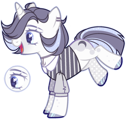 Size: 1024x965 | Tagged: safe, artist:toffeelavender, oc, oc only, pony, unicorn, base used, choker, clothes, ear piercing, earring, female, heart, heart eyes, hoof polish, horn, jewelry, mare, piercing, simple background, smiling, solo, transparent background, unicorn oc, wingding eyes