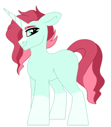 Size: 1280x1471 | Tagged: safe, artist:dilfistic, oc, oc only, pony, unicorn, coat markings, horn, male, simple background, smiling, socks (coat markings), solo, stallion, transparent background, unicorn oc