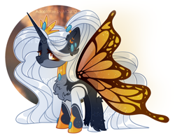 Size: 2500x2000 | Tagged: safe, artist:mojitooooo, oc, oc only, butterfly wings, solo, wings