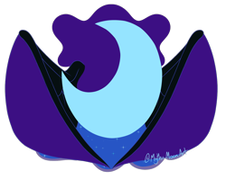 Size: 1250x1000 | Tagged: safe, artist:kurikiin, nightmare moon, cutie mark, cutie mark only, no pony, simple background, transparent background, wings