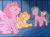 Size: 509x380 | Tagged: safe, screencap, baby half note, baby heart throb, baby lofty, earth pony, pegasus, pony, bright lights, g1, my little pony 'n friends, baby, baby hawwlf note, baby heartsad, baby heartthrobetes, baby loftybetes, baby loftysad, baby pony, baby sad note, bow, crying, cute, eyes closed, female, filly, foal, lying down, prone, sad, sadorable, sitting, spread wings, tail, tail bow, trio, wings, youtube link