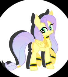 Size: 801x900 | Tagged: safe, artist:stacy_165cut, oc, oc only, pegasus, pony, black background, butt, folded wings, plot, simple background, solo, wings