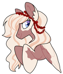Size: 1600x1867 | Tagged: safe, artist:moonert, oc, oc only, pegasus, pony, bust, female, mare, pegasus oc, simple background, smiling, solo, transparent background, wings