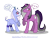 Size: 1800x1420 | Tagged: safe, artist:churobu, oc, oc only, oc:moon sparkle, original species, pony, unicorn, unideer, antlers, blushing, chest fluff, duo, female, male, mare, pictogram, raised hoof, shipping, simple background, stallion, straight, transparent background, unshorn fetlocks