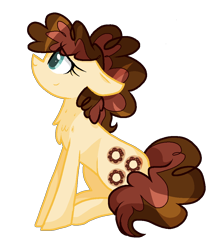 Size: 896x1040 | Tagged: safe, artist:gallantserver, oc, oc:puff pastry, earth pony, pony, female, mare, simple background, solo, transparent background