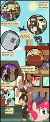 Size: 1280x3106 | Tagged: safe, artist:mr100dragon100, oc, oc:thomas the wolfpony, bat pony, deer, earth pony, pegasus, pony, undead, unicorn, vampire, wolf, comic:a house divided, adam (frankenstein monster), comic, dark forest au's dr. jekyll and mr. hyde, dark forest au's dracula, dark forest au's matthew, dark forest au's phantom of the opera (erik), forest, griffin (character)