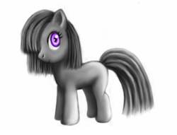 Size: 984x750 | Tagged: safe, artist:gravitythunder, marble pie, earth pony, pony, g4, female, simple background, solo, white background