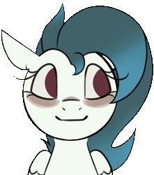 Size: 969x1098 | Tagged: safe, artist:luxsimx, oc, oc only, oc:ethereal pelagia, pegasus, pony, animated, female, frame by frame, gif, nodding, simple background, solo, transparent background