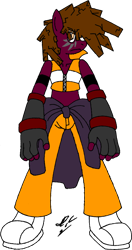 Size: 1048x1991 | Tagged: safe, artist:inferno, oc, oc only, anthro, earth, simple background, solo, transformation, transparent background