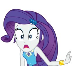 Size: 1024x917 | Tagged: safe, artist:fireluigi29, edit, edited screencap, screencap, rarity, human, equestria girls, g4, background removed, female, not a vector, open mouth, rarity peplum dress, shocked, shocked expression, simple background, sleeveless, solo, transparent background